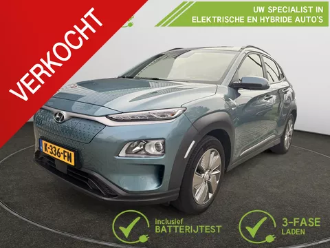 Hyundai Kona EV Comfort 64 kWh SOH 100%, 3-fase, Warmtepomp