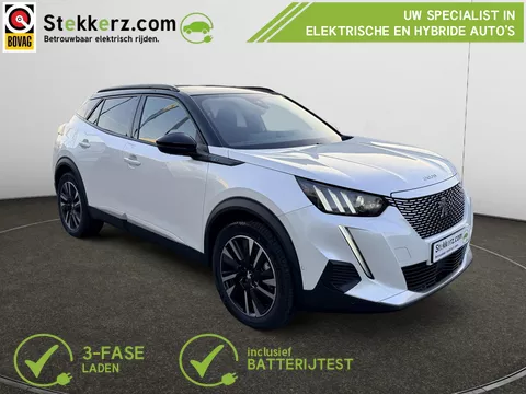 Peugeot e-2008 EV GT 50 kWh Slechts 20km! | Panoramadak | 3-fase | Electr. best. stoel | Accutest