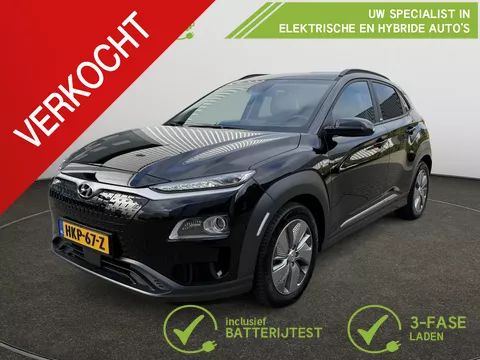 Hyundai Kona EV Premium 64 kWh SOH 99%, Stoelverwarming